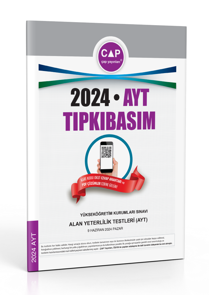 ÇAP YKS AYT TIPKI BASIM 2024